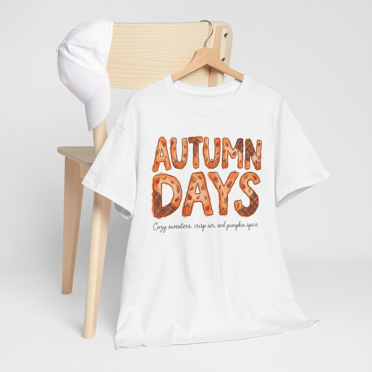 Autumn Days Tee — Cozy Pumpkin Spice Fall T-Shirt