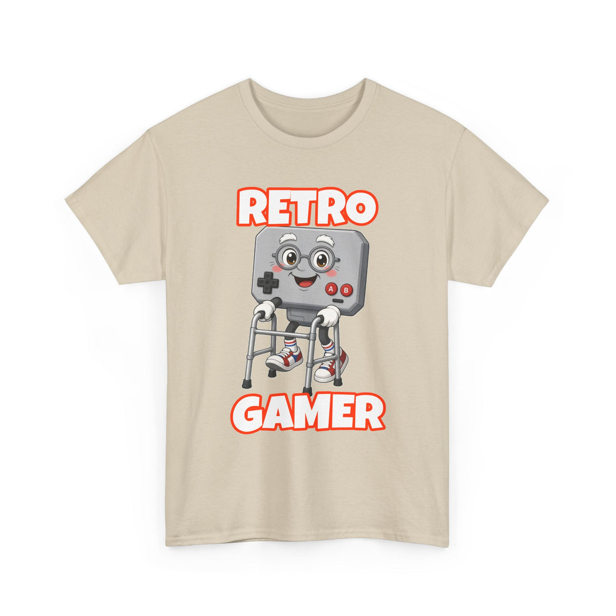 Retro Gamer T-Shirt — Vintage Game Controller Cartoon Graphic Tee