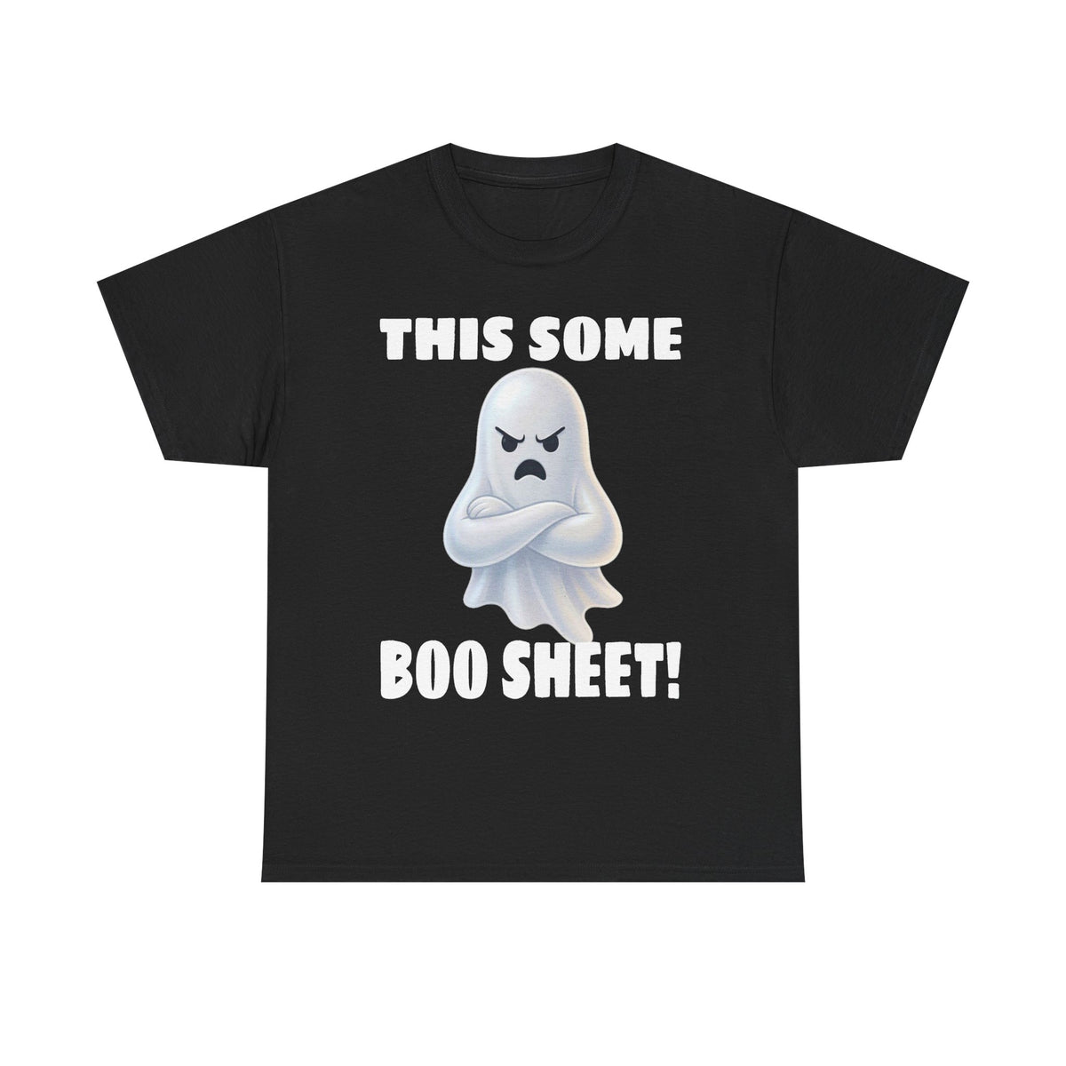 Funny Halloween T-Shirt - "This Some Boo Sheet!" Angry Ghost Tee