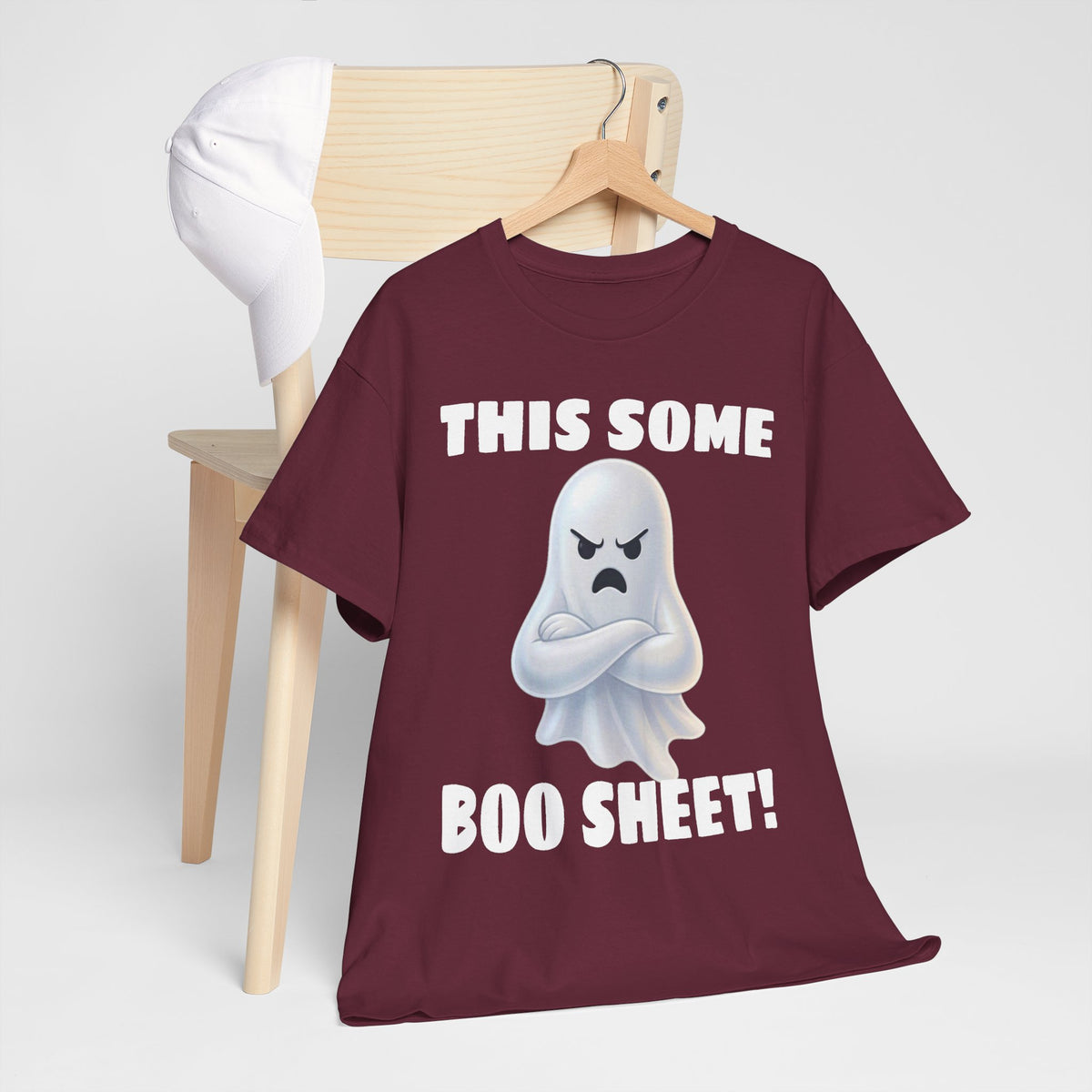 Funny Halloween T-Shirt - "This Some Boo Sheet!" Angry Ghost Tee