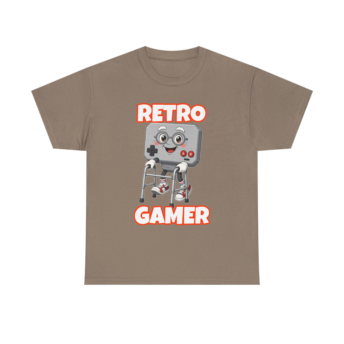 Retro Gamer T-Shirt — Vintage Game Controller Cartoon Graphic Tee