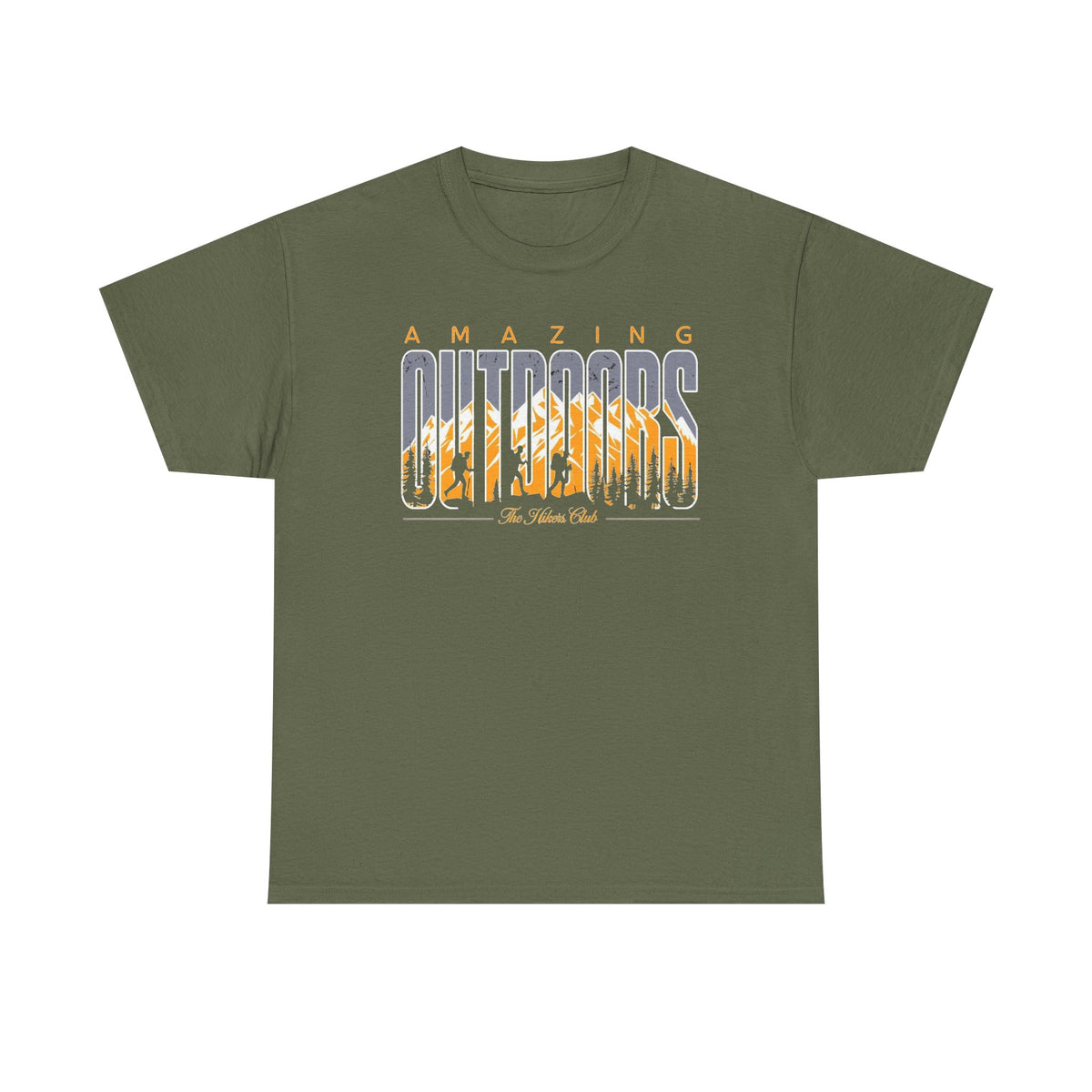 Amazing Outdoors T-Shirt — Scenic Mountain Camping Graphic Tee