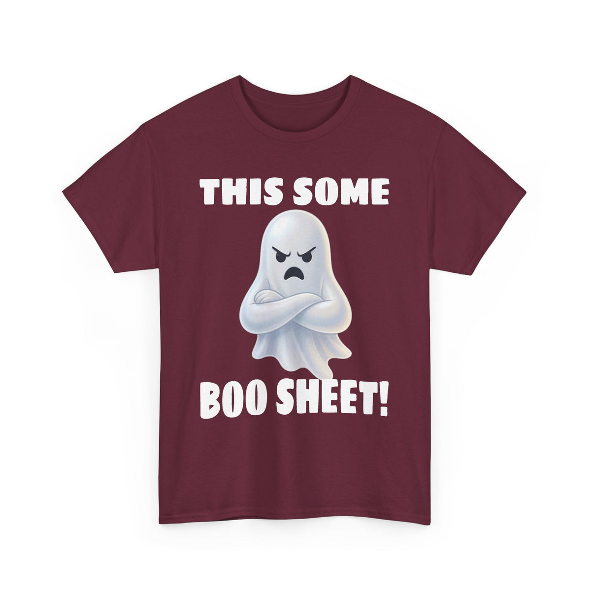 Funny Halloween T-Shirt - "This Some Boo Sheet!" Angry Ghost Tee