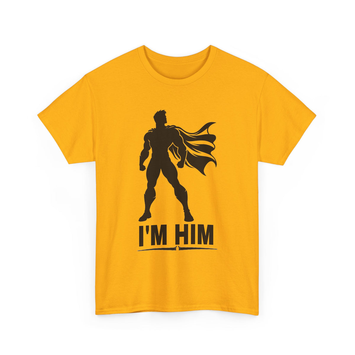 Superhero Silhouette Tee – "I'M HIM" Graphic Shirt for Fans & Gift Giving