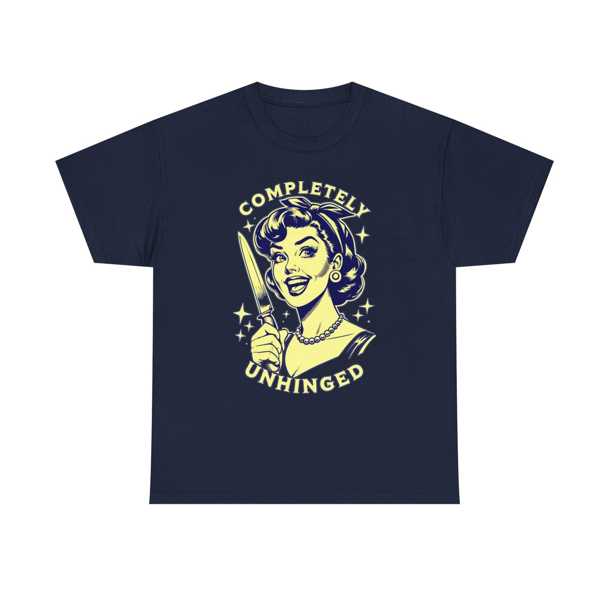 Completely Unhinged Retro Knife Woman T-Shirt