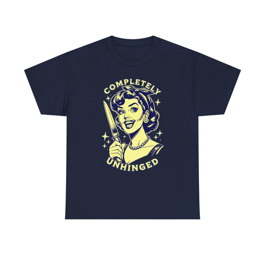 Completely Unhinged Retro Knife Woman T-Shirt