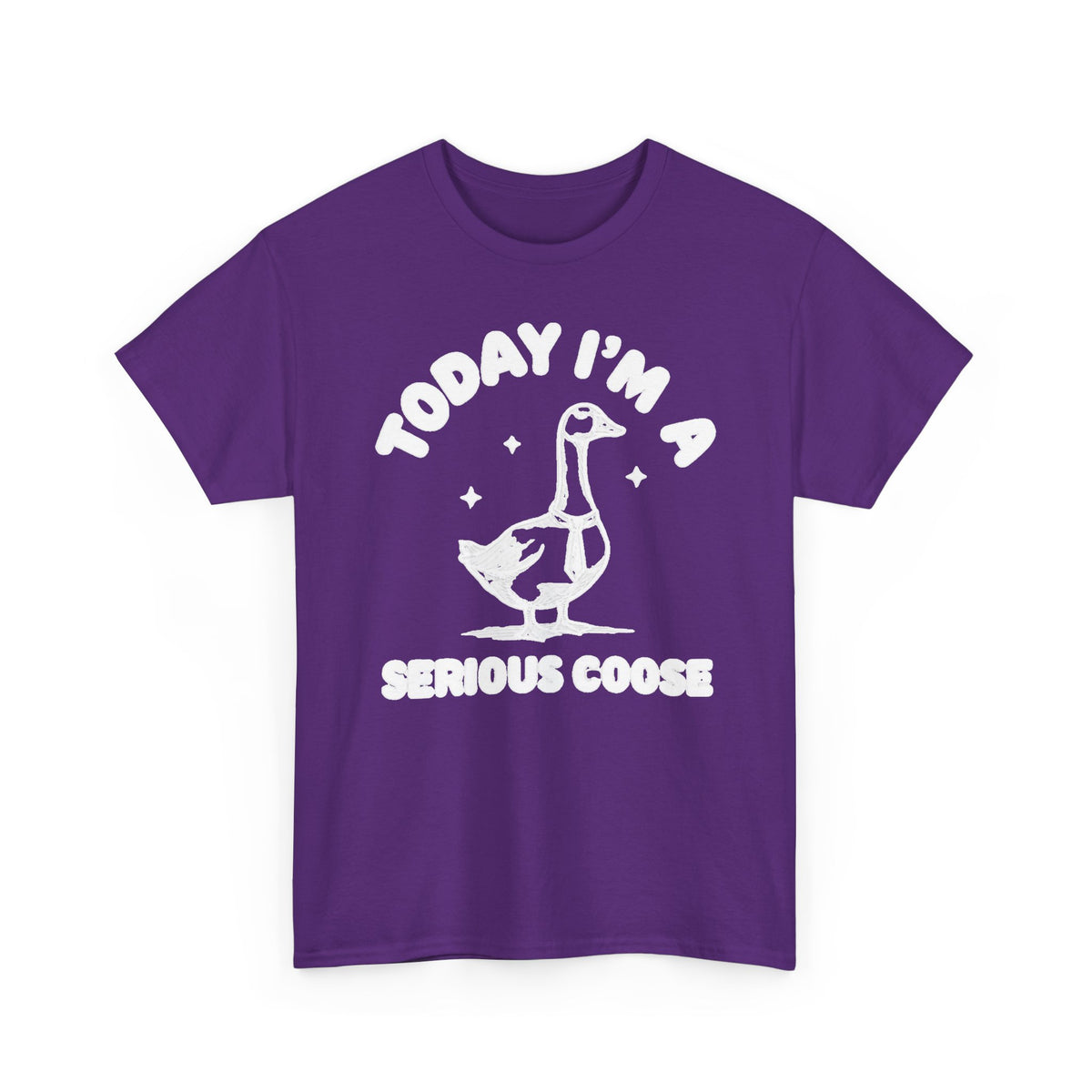 Serious Goose T‑Shirt — "Today I'm a Serious Goose" Funny Graphic Tee