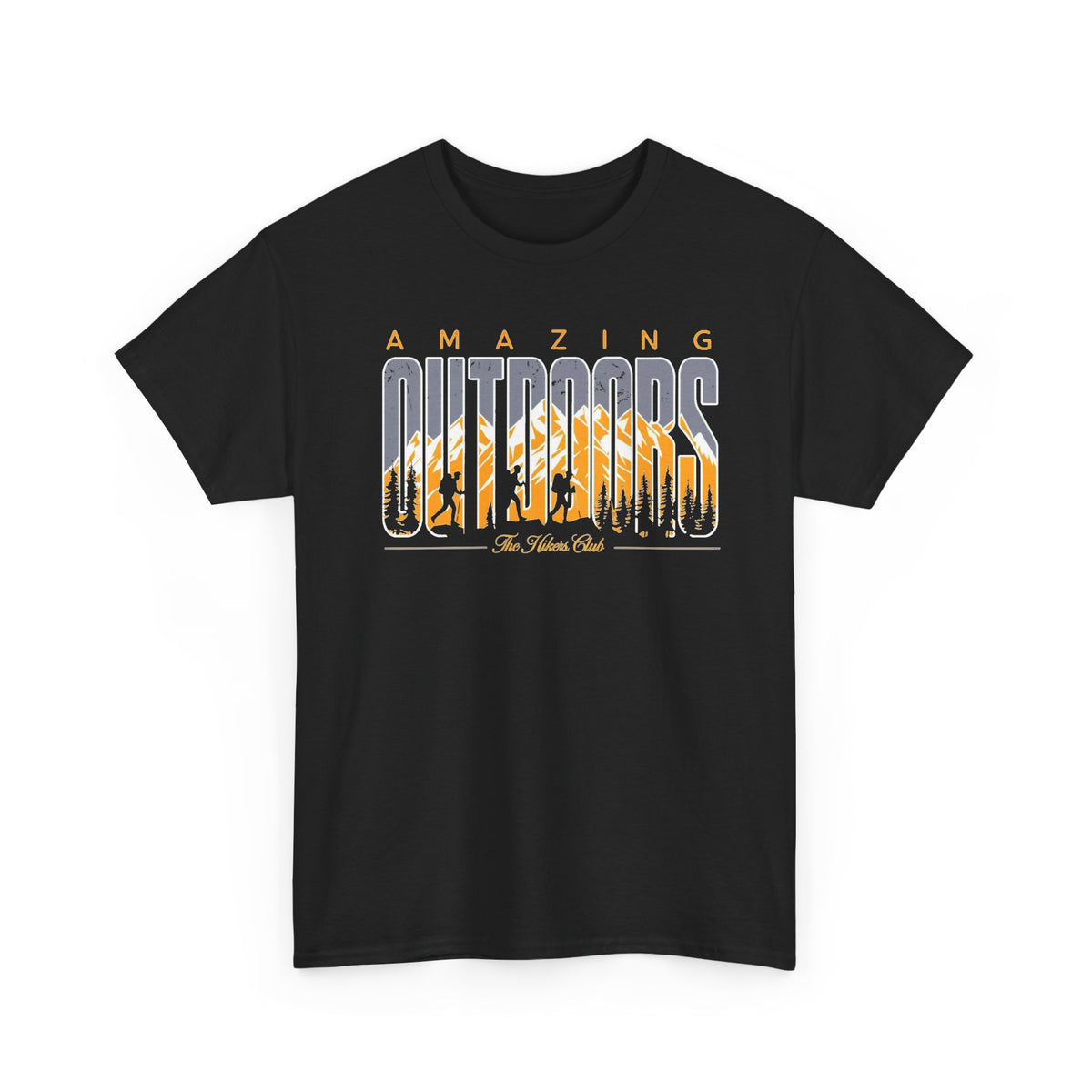 Amazing Outdoors T-Shirt — Scenic Mountain Camping Graphic Tee