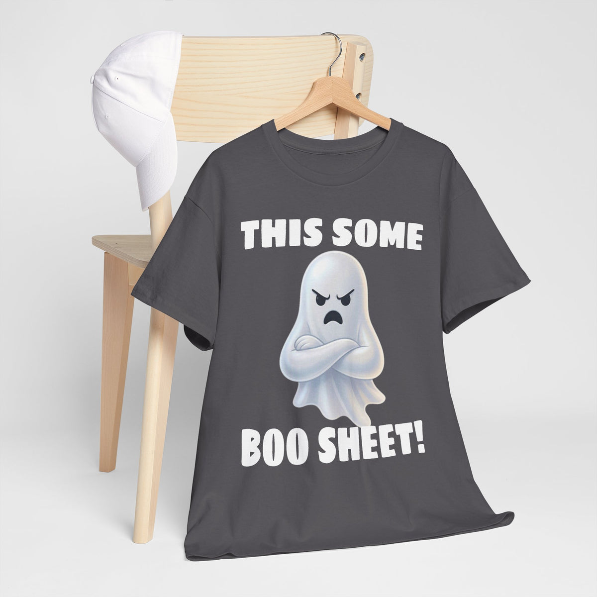 Funny Halloween T-Shirt - "This Some Boo Sheet!" Angry Ghost Tee