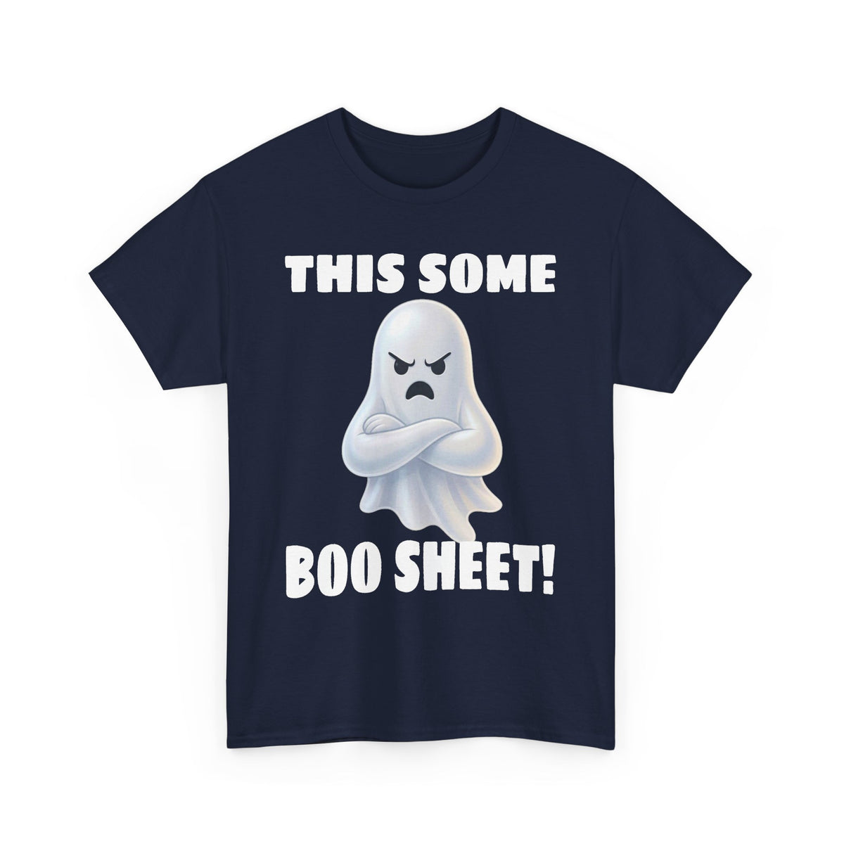 Funny Halloween T-Shirt - "This Some Boo Sheet!" Angry Ghost Tee