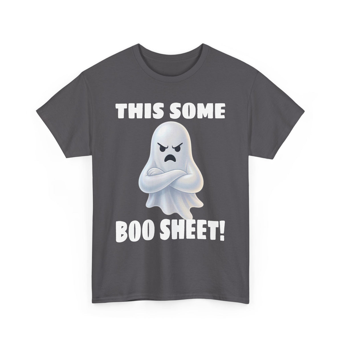 Funny Halloween T-Shirt - "This Some Boo Sheet!" Angry Ghost Tee