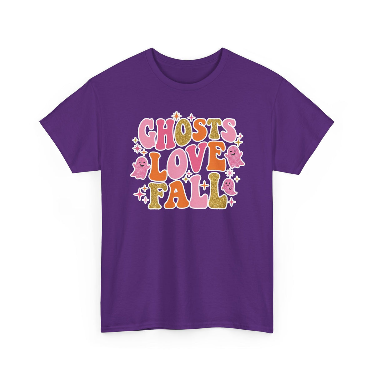 Ghosts Love Fall Halloween Unisex T-Shirt