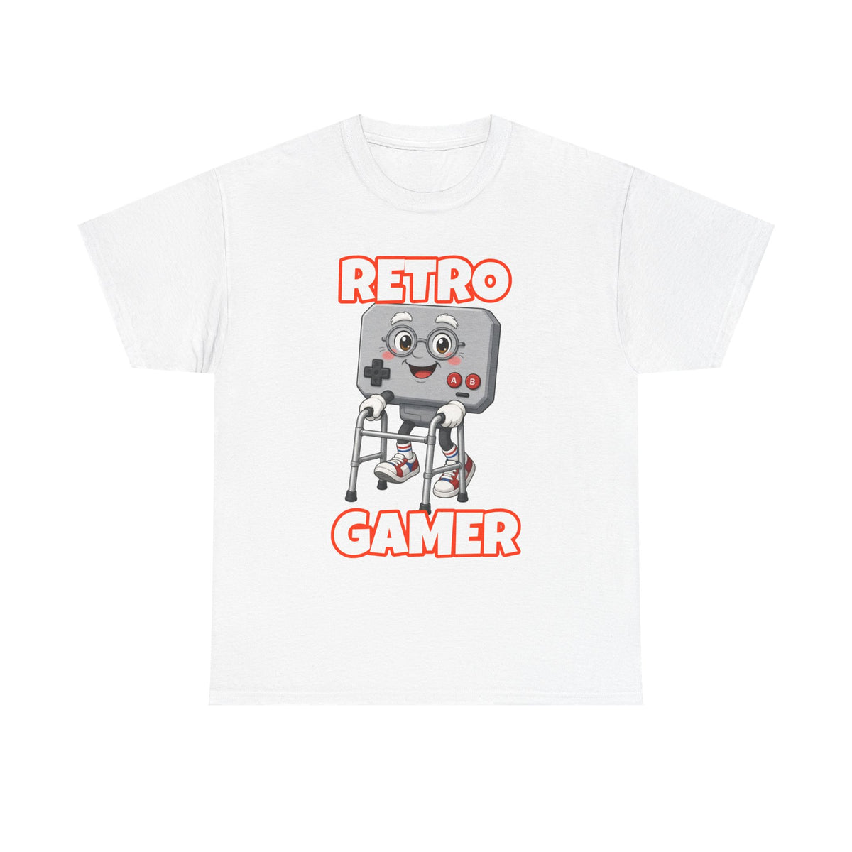 Retro Gamer T-Shirt — Vintage Game Controller Cartoon Graphic Tee