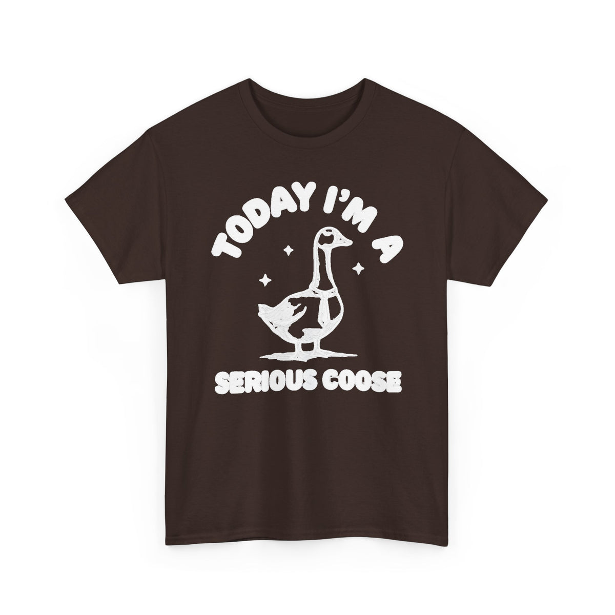 Serious Goose T‑Shirt — "Today I'm a Serious Goose" Funny Graphic Tee