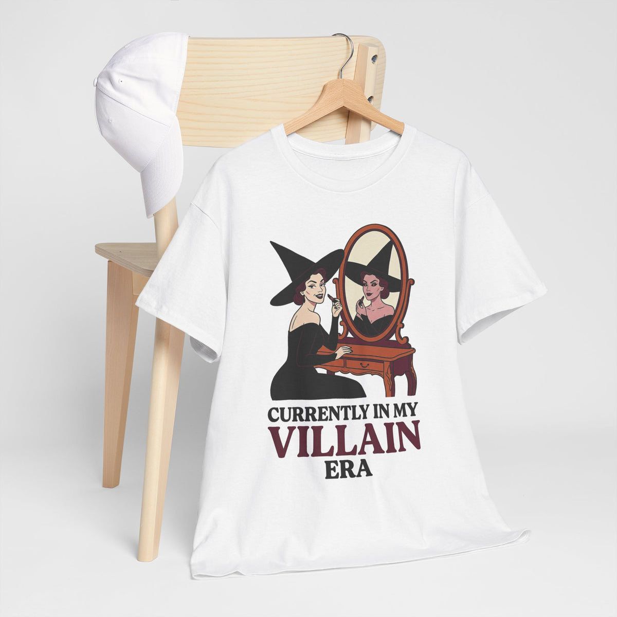 Villain Era T‑Shirt — "Currently In My Villain Era" Witch Mirror Graphic Tee