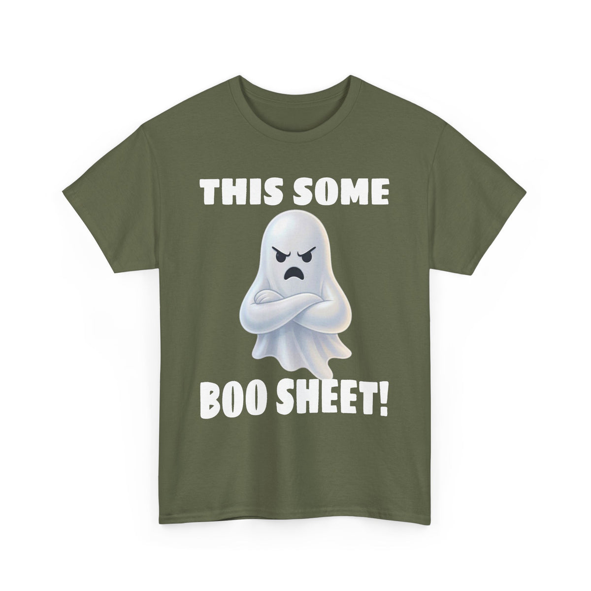 Funny Halloween T-Shirt - "This Some Boo Sheet!" Angry Ghost Tee