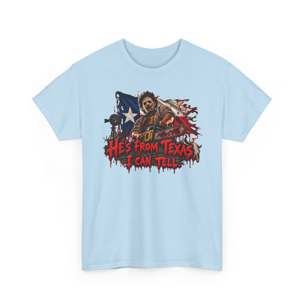 Chainsaw Massacre He's From Texas I Can Tell T-Shirt