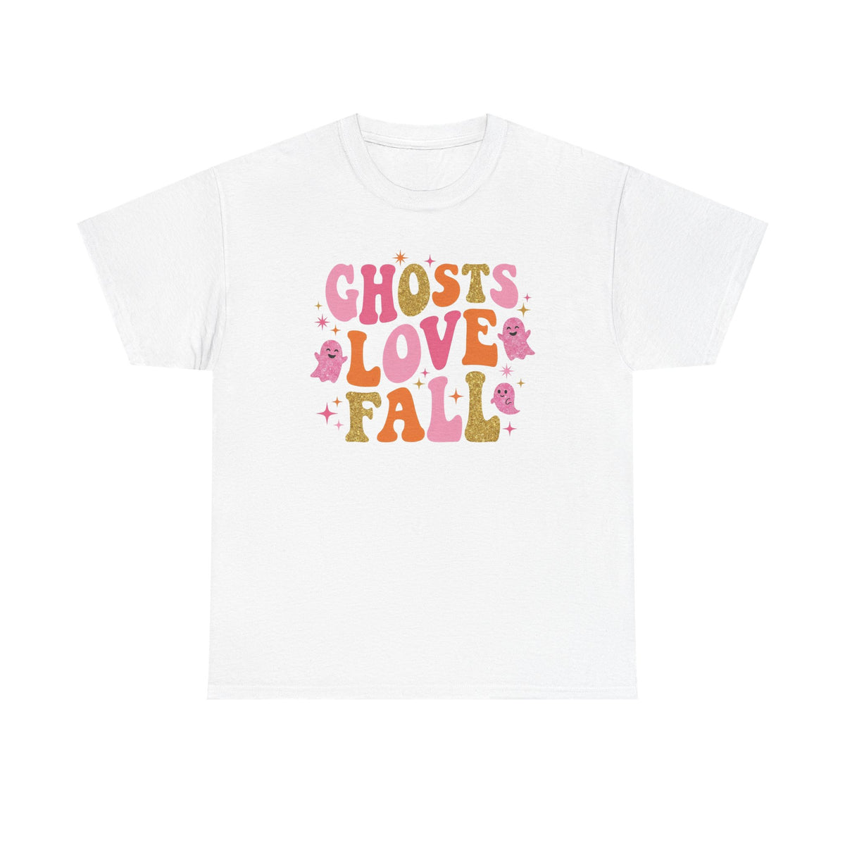 Ghosts Love Fall Halloween Unisex T-Shirt