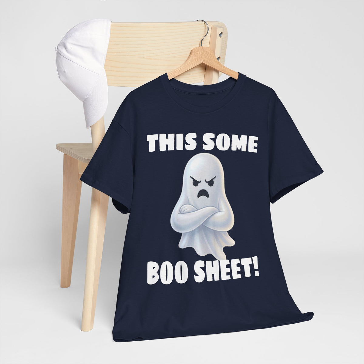 Funny Halloween T-Shirt - "This Some Boo Sheet!" Angry Ghost Tee