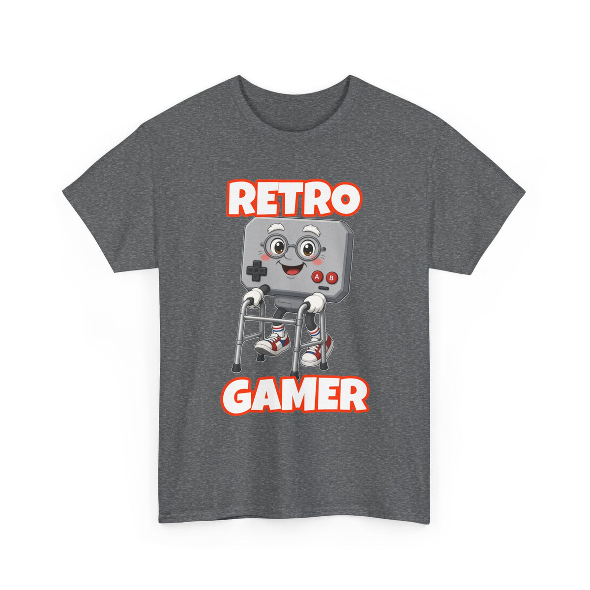 Retro Gamer T-Shirt — Vintage Game Controller Cartoon Graphic Tee
