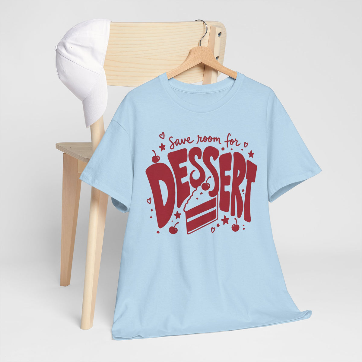 T-Shirt — "Save Room for Dessert" Cute Dessert Lover Tee