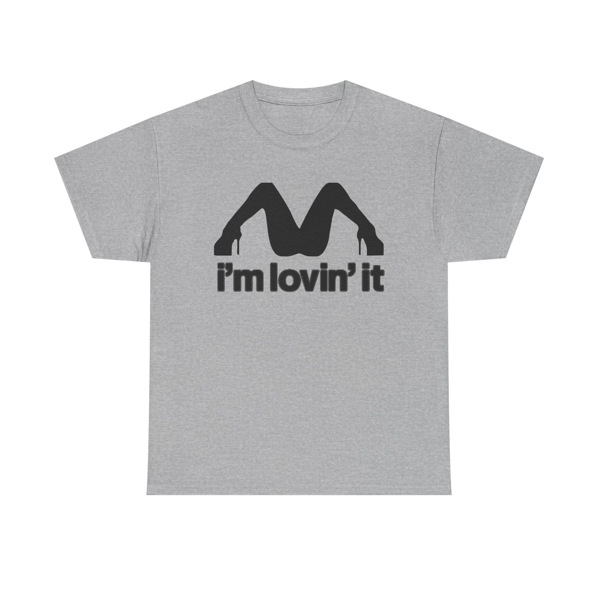 I'm Lovin' It Graphic Tee — Parody Arch Logo T-Shirt