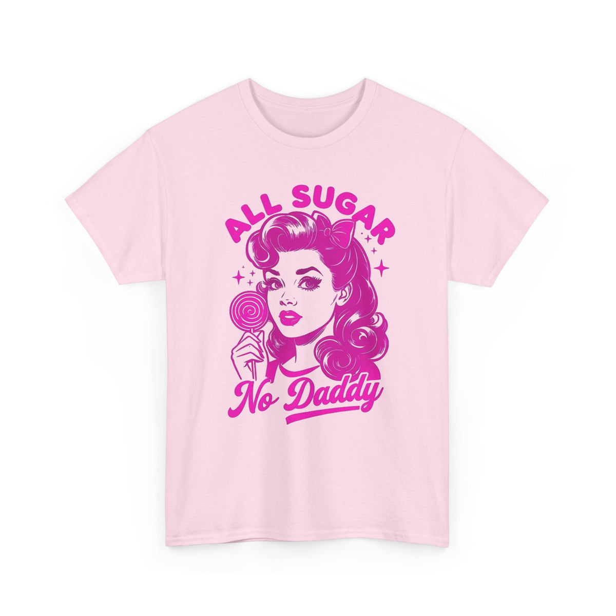 All Sugar No Daddy Tee — Retro Pinup Graphic T-Shirt