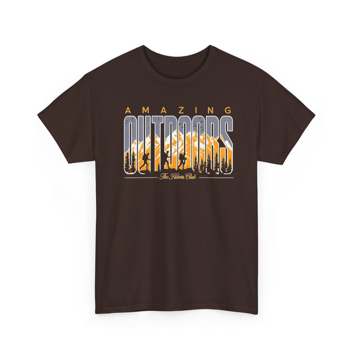 Amazing Outdoors T-Shirt — Scenic Mountain Camping Graphic Tee
