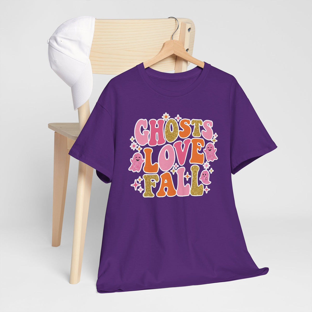 Ghosts Love Fall Halloween Unisex T-Shirt