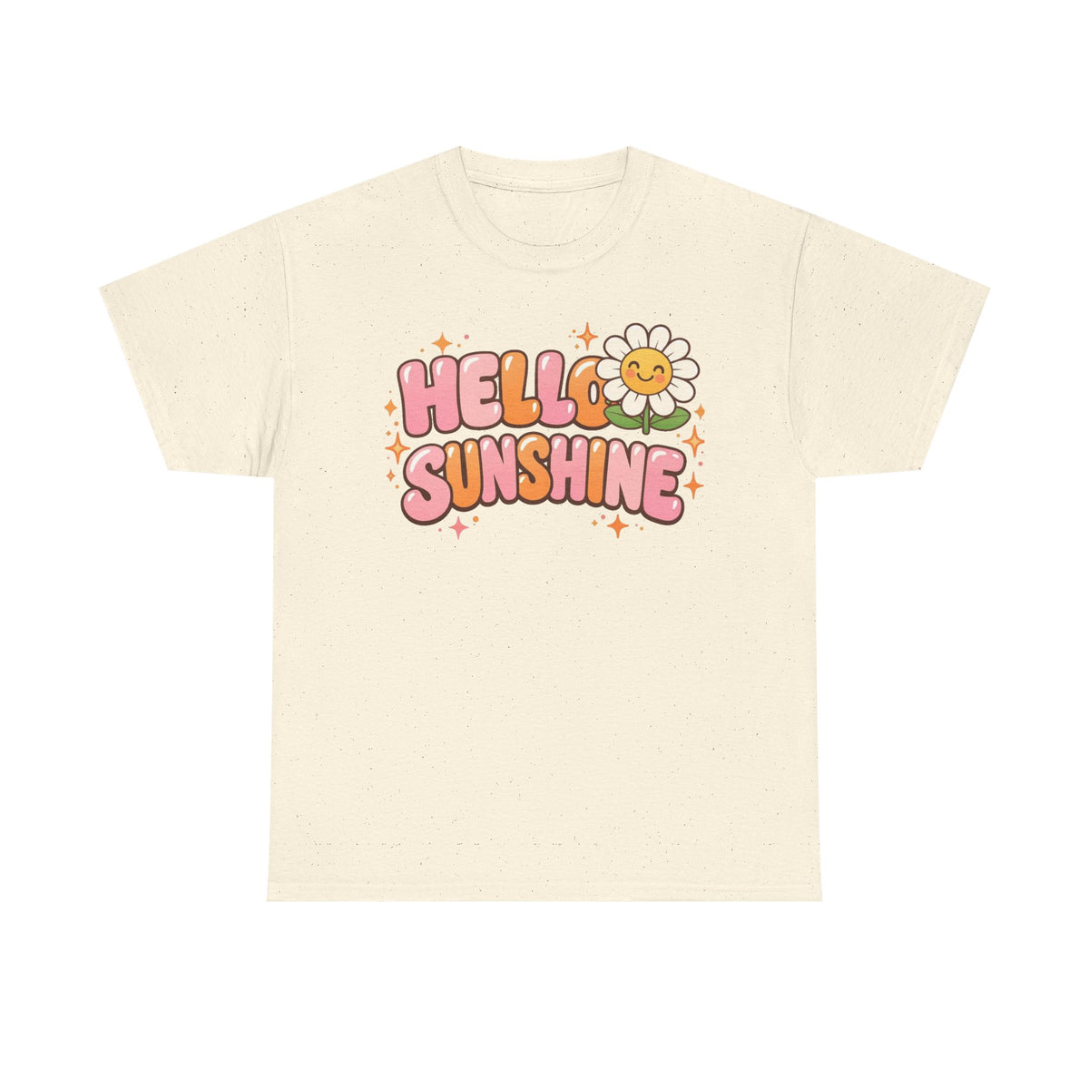 Hello Sunshine Daisy T-Shirt — Retro Cute Floral Graphic Tee