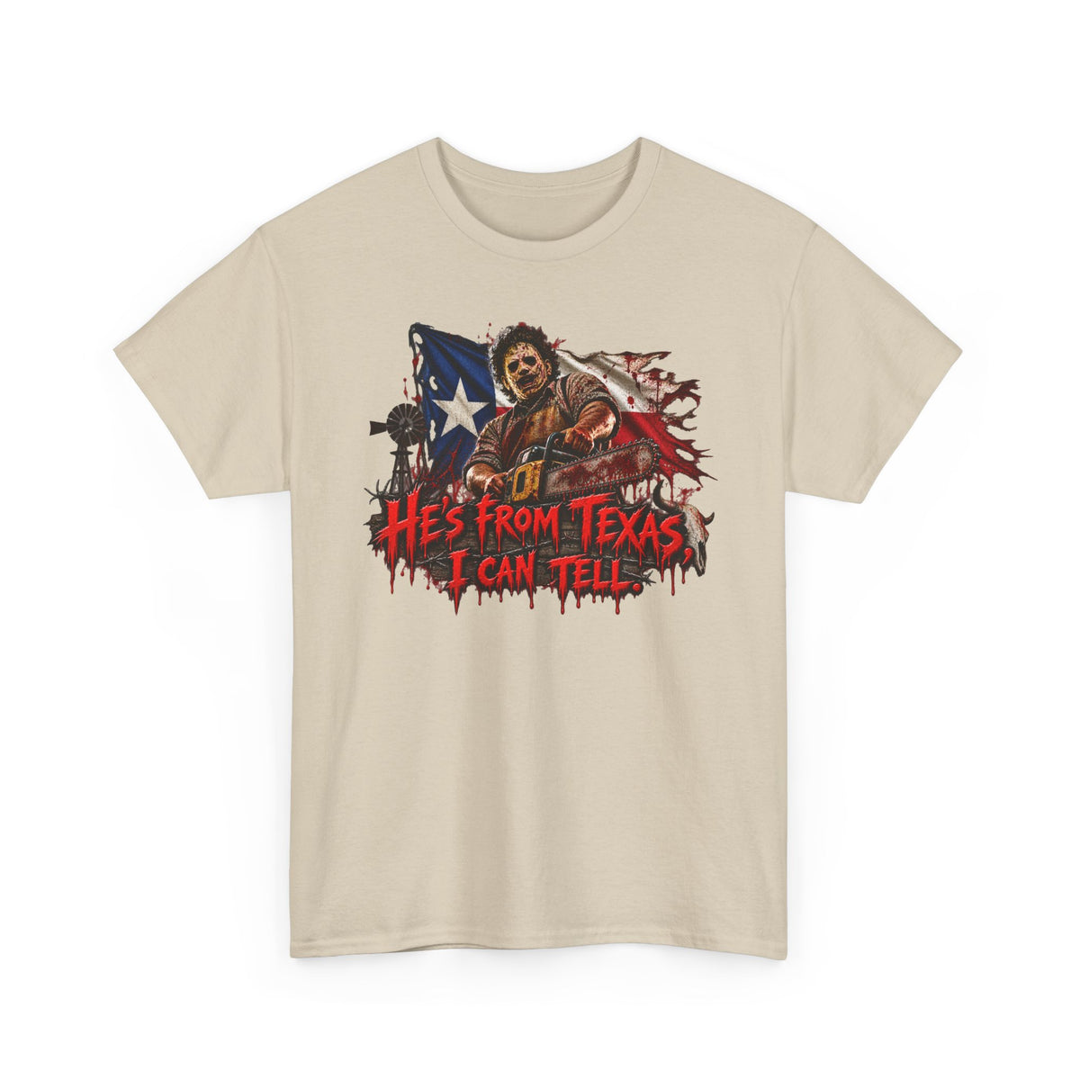 Chainsaw Massacre He's From Texas I Can Tell T-Shirt