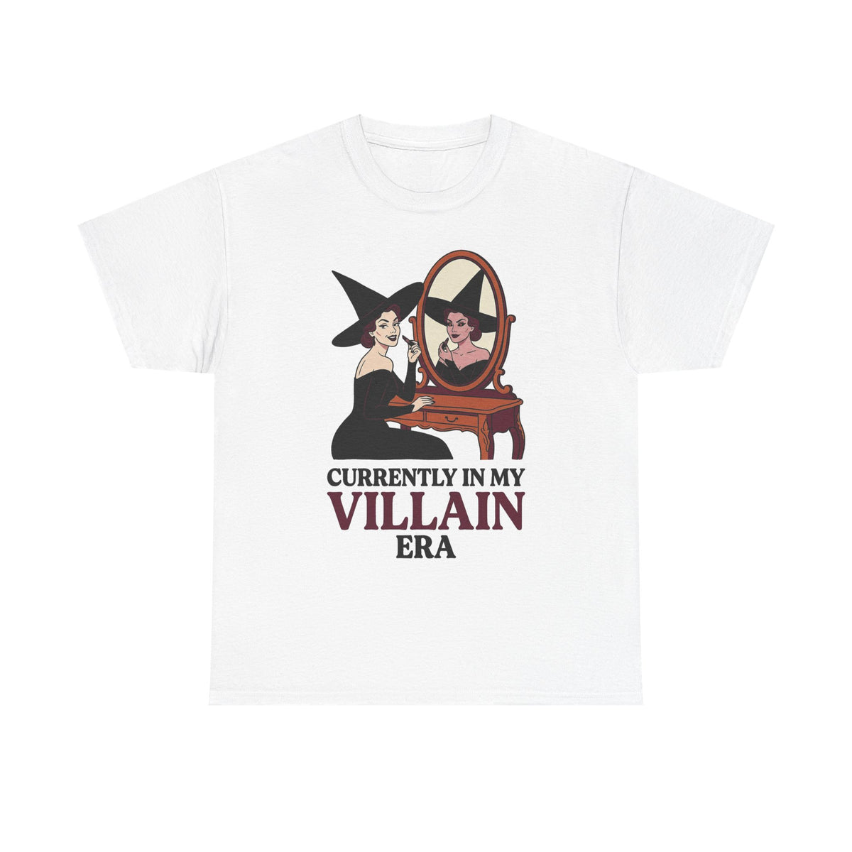 Villain Era T‑Shirt — "Currently In My Villain Era" Witch Mirror Graphic Tee