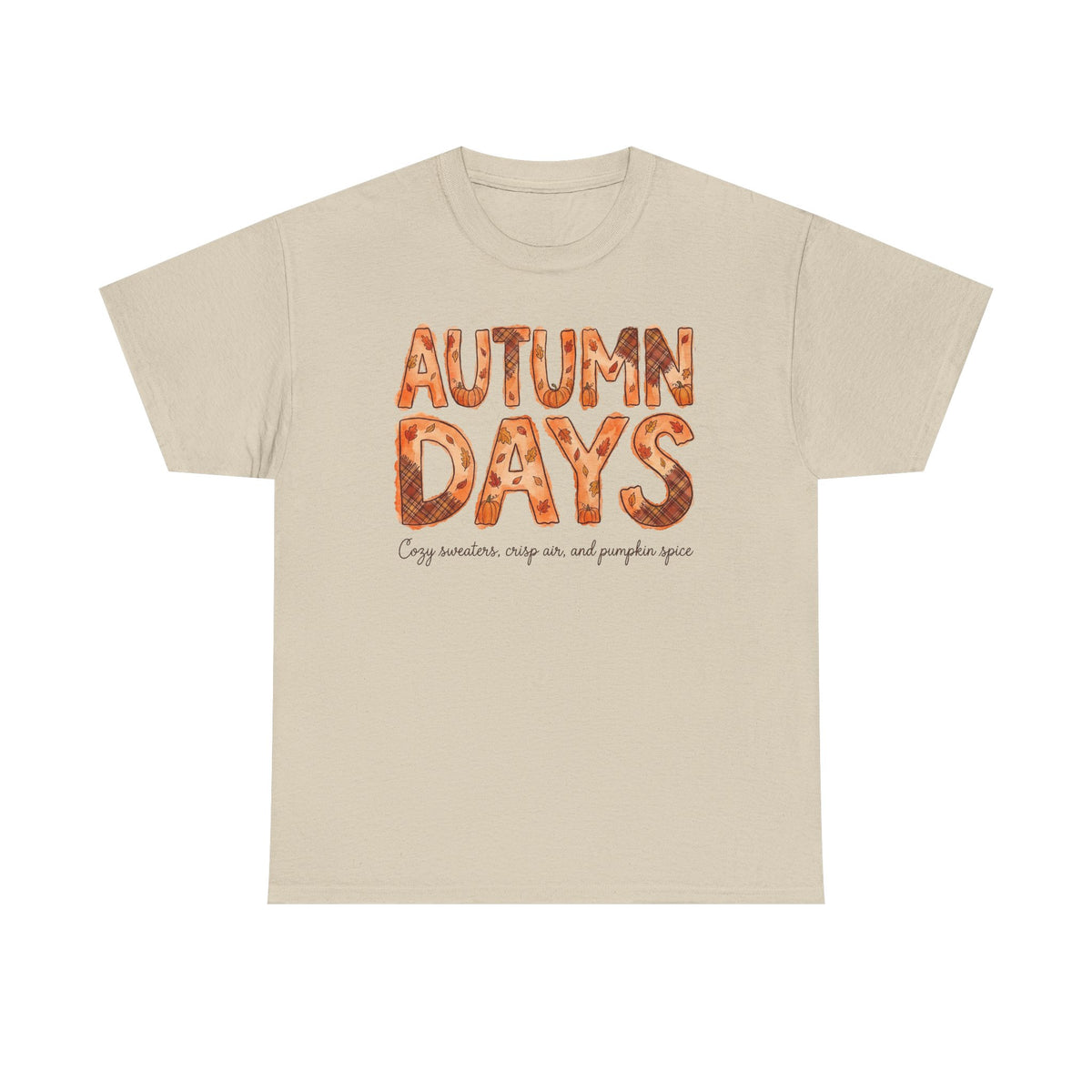 Autumn Days Tee — Cozy Pumpkin Spice Fall T-Shirt