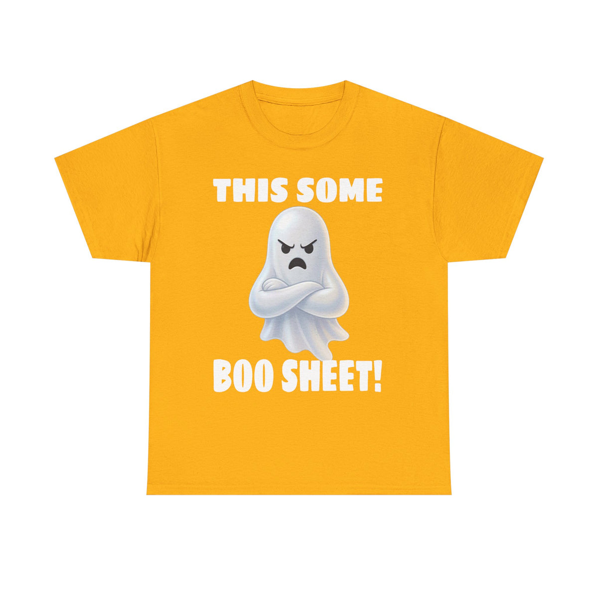Funny Halloween T-Shirt - "This Some Boo Sheet!" Angry Ghost Tee