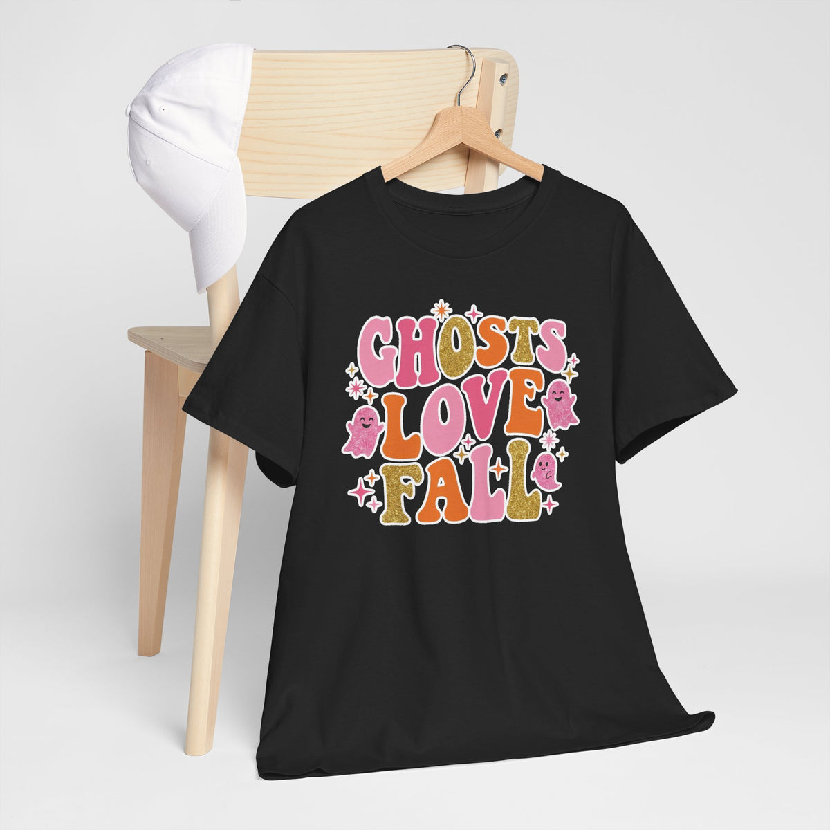 Ghosts Love Fall Halloween Unisex T-Shirt