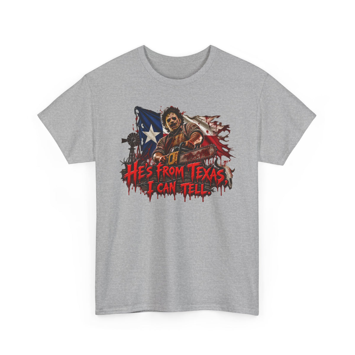 Chainsaw Massacre He's From Texas I Can Tell T-Shirt