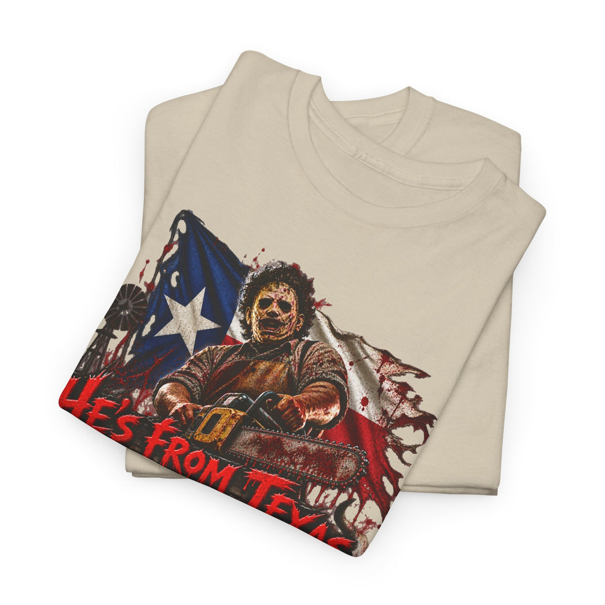 Chainsaw Massacre He's From Texas I Can Tell T-Shirt