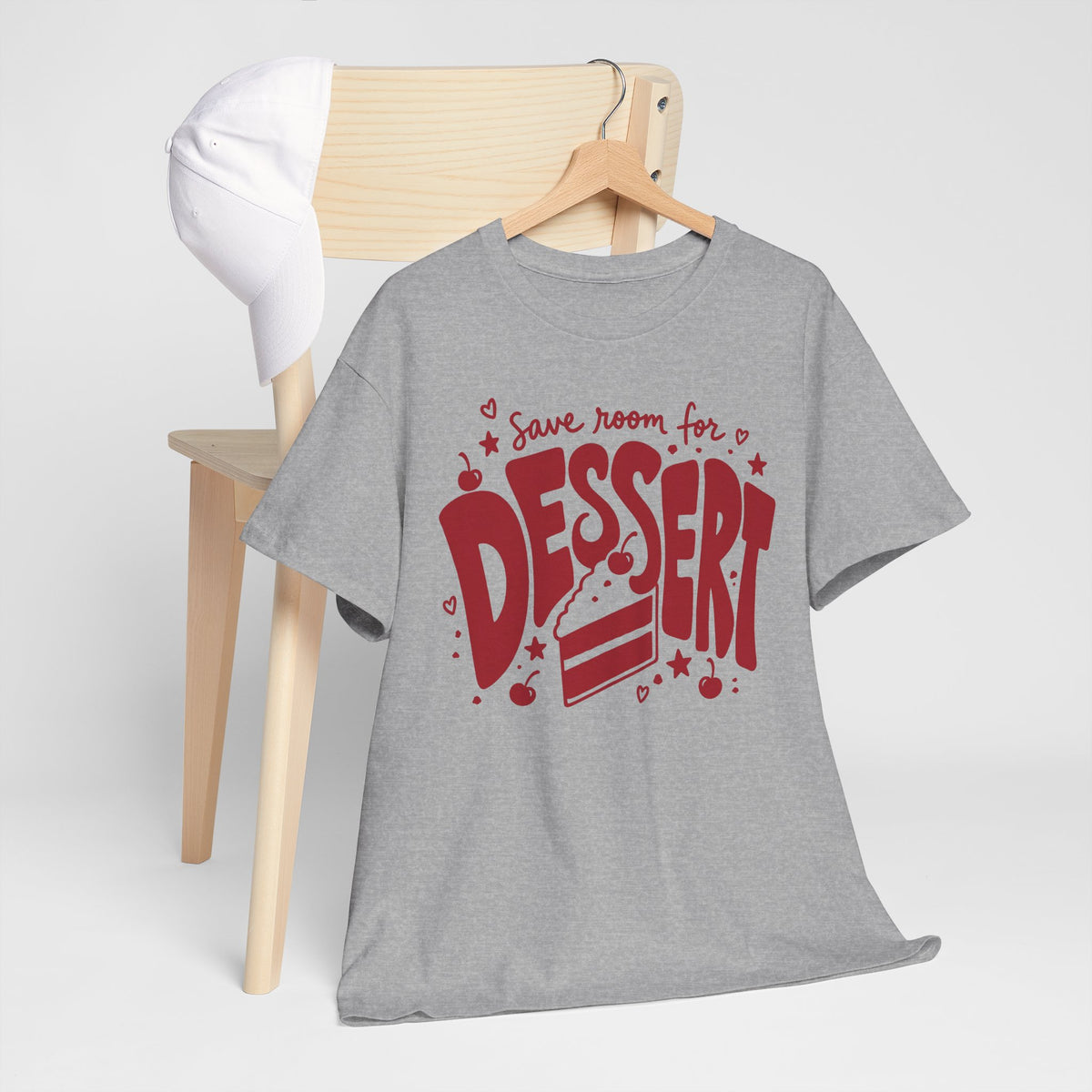 T-Shirt — "Save Room for Dessert" Cute Dessert Lover Tee