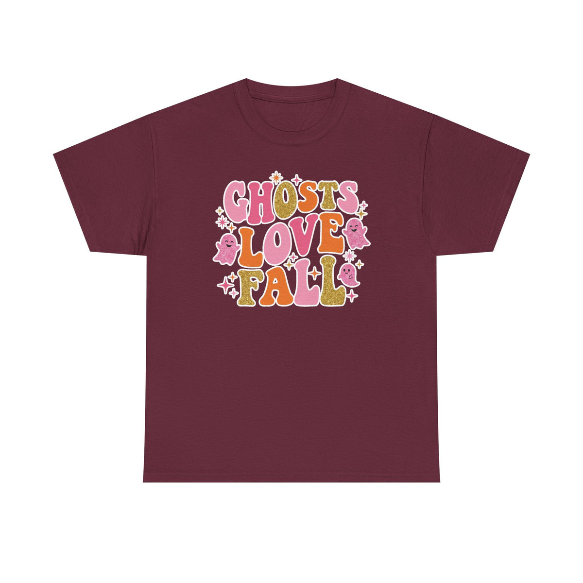 Ghosts Love Fall Halloween Unisex T-Shirt