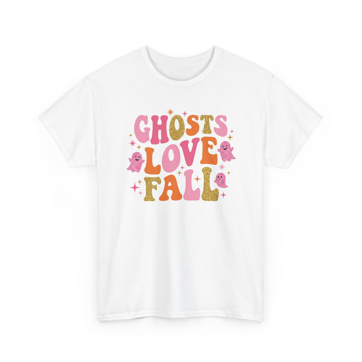 Ghosts Love Fall Halloween Unisex T-Shirt