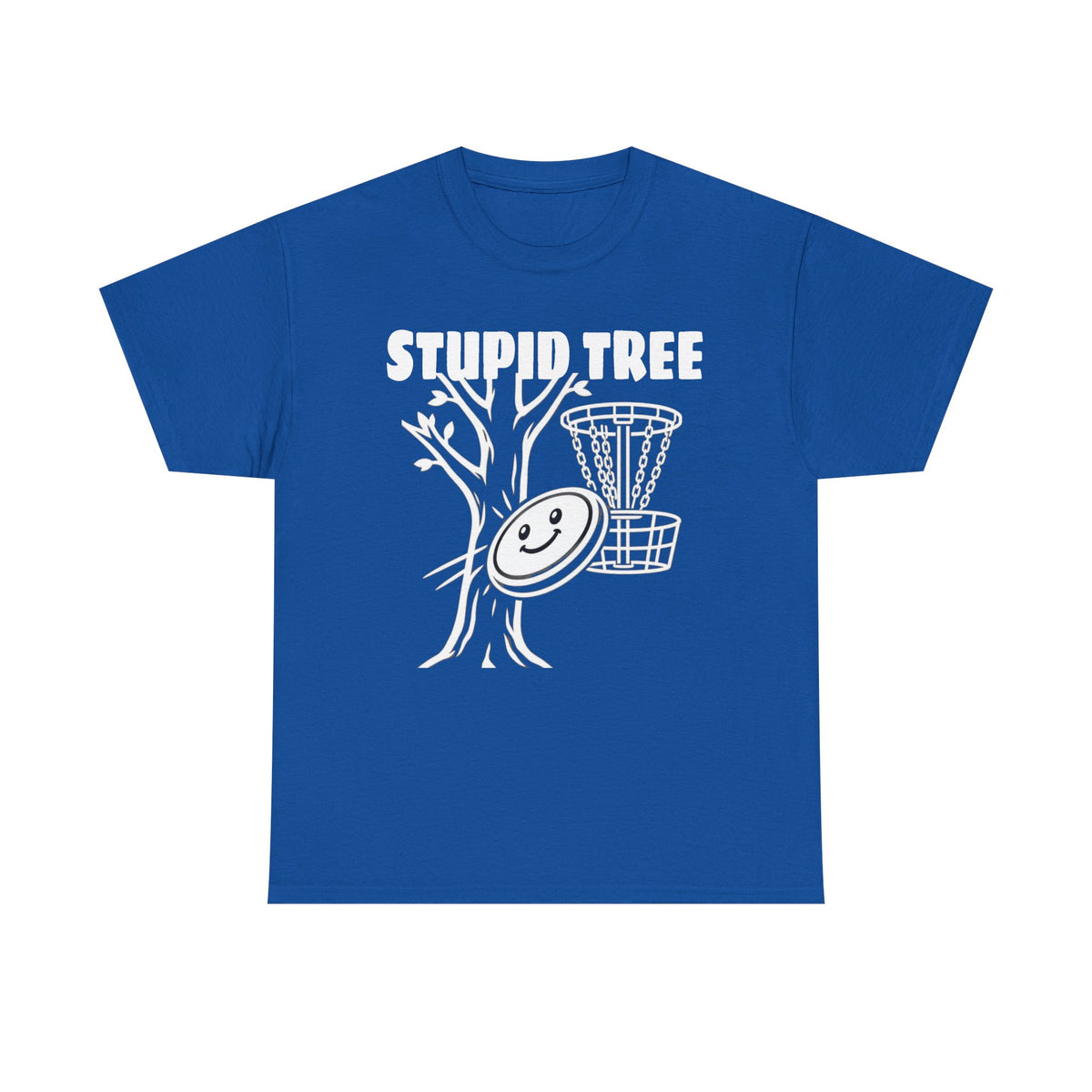 Disc Golf 'Stupid Tree' Funny Graphic Tee