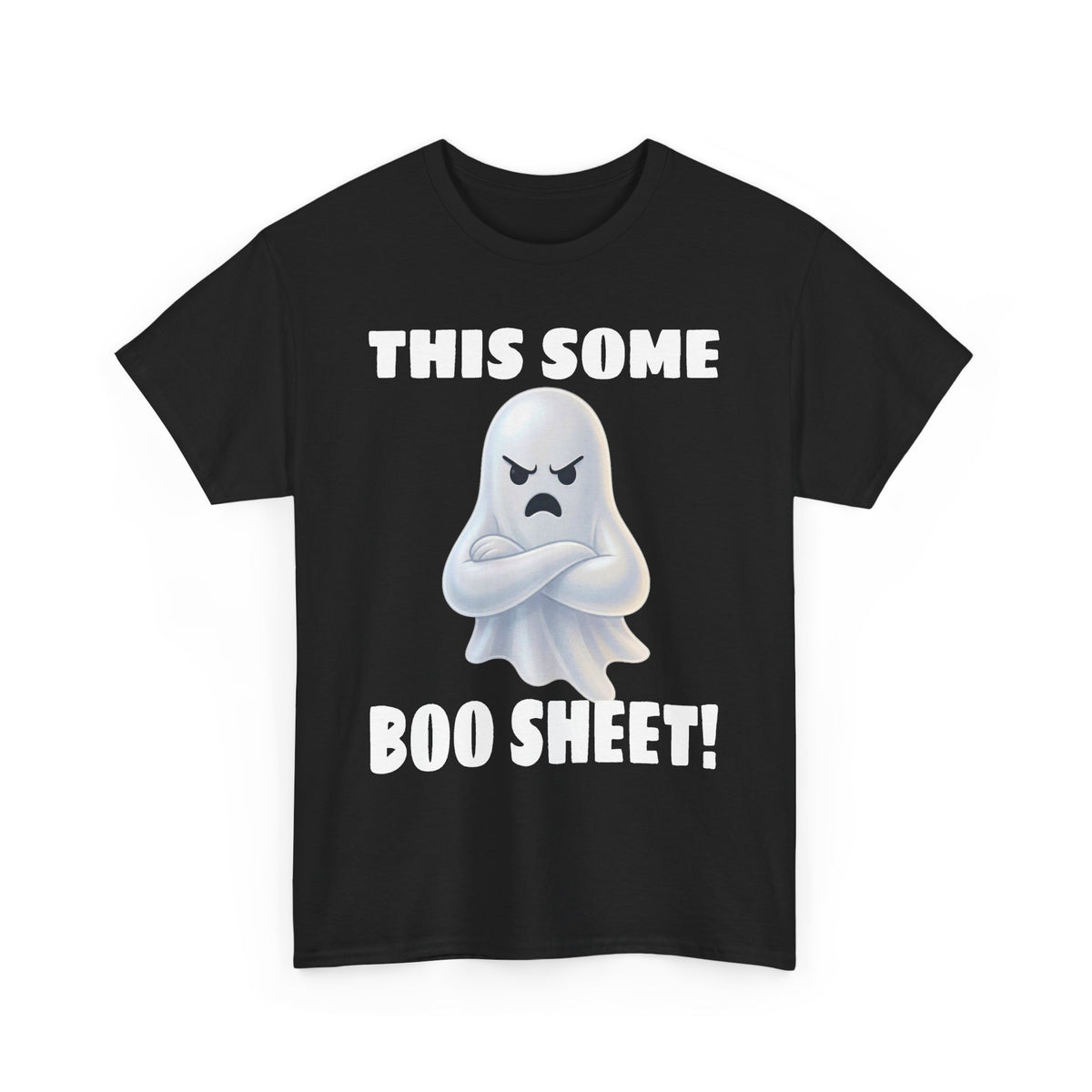 Funny Halloween T-Shirt - "This Some Boo Sheet!" Angry Ghost Tee