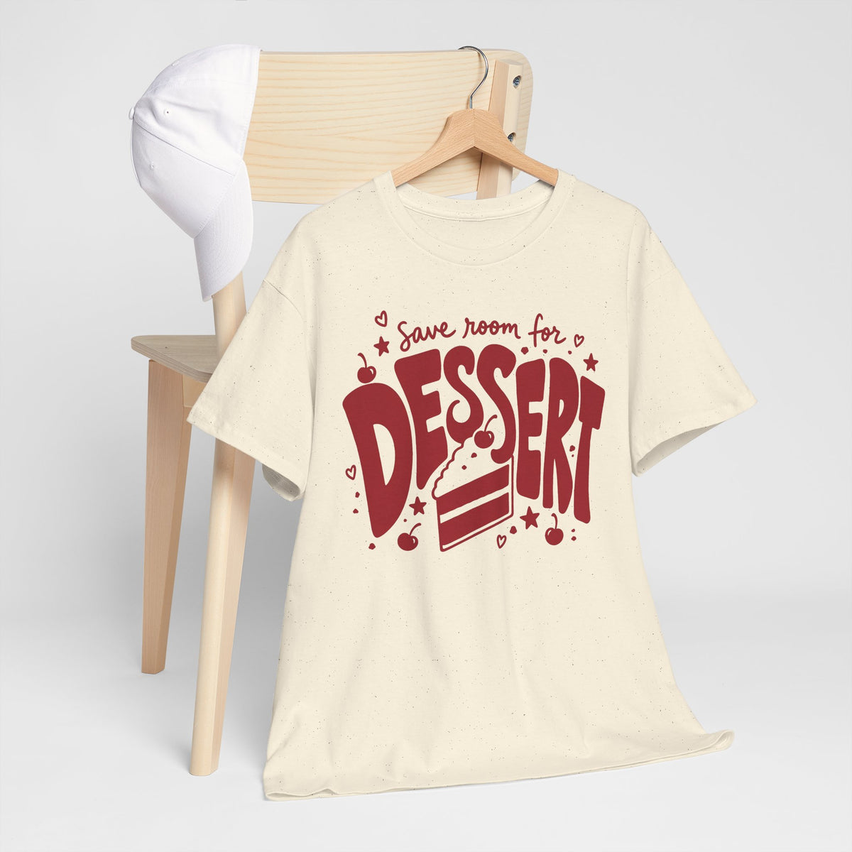 T-Shirt — "Save Room for Dessert" Cute Dessert Lover Tee