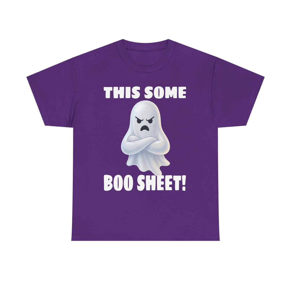 Funny Halloween T-Shirt - "This Some Boo Sheet!" Angry Ghost Tee