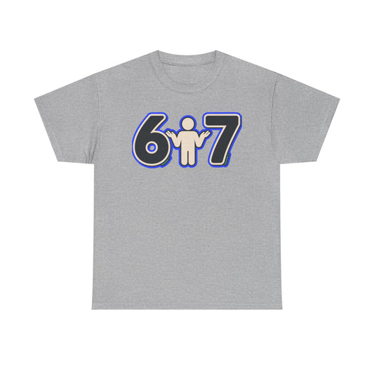 6'7" Silhouette Graphic Tee — Tall Person Pride Shirt