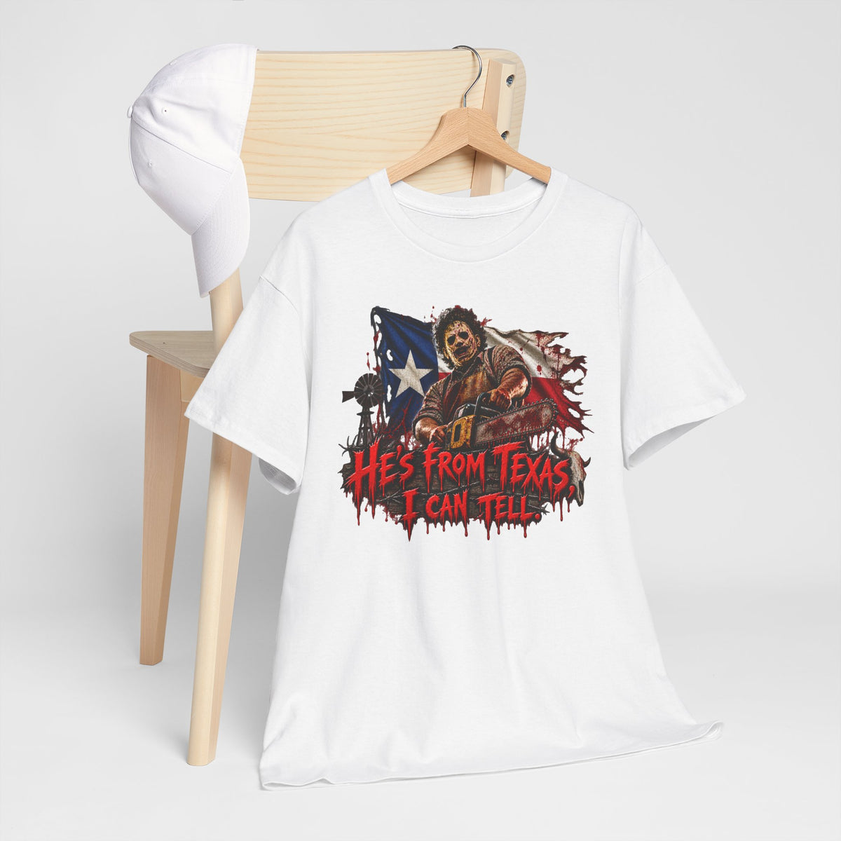 Chainsaw Massacre He's From Texas I Can Tell T-Shirt