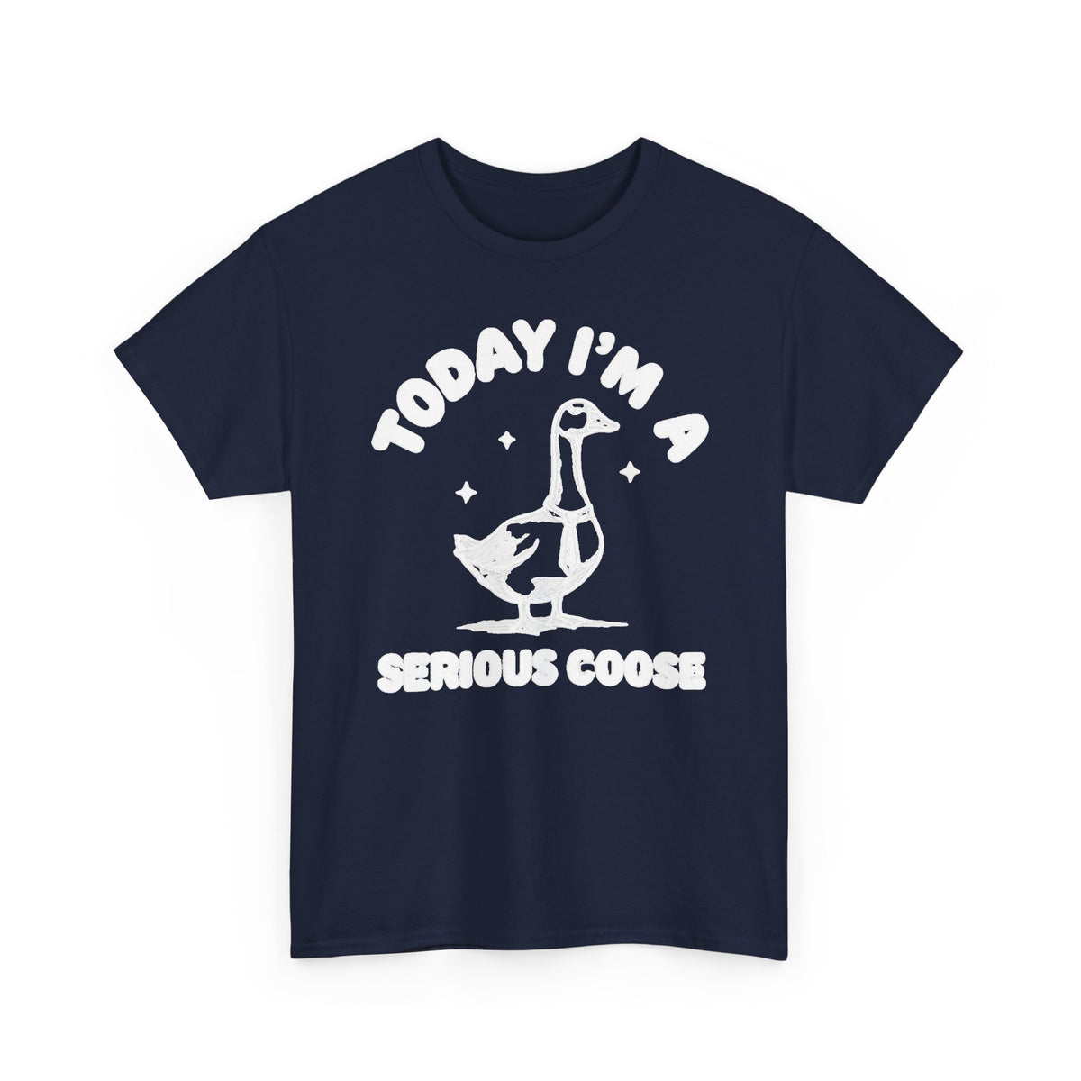 Serious Goose T‑Shirt — "Today I'm a Serious Goose" Funny Graphic Tee