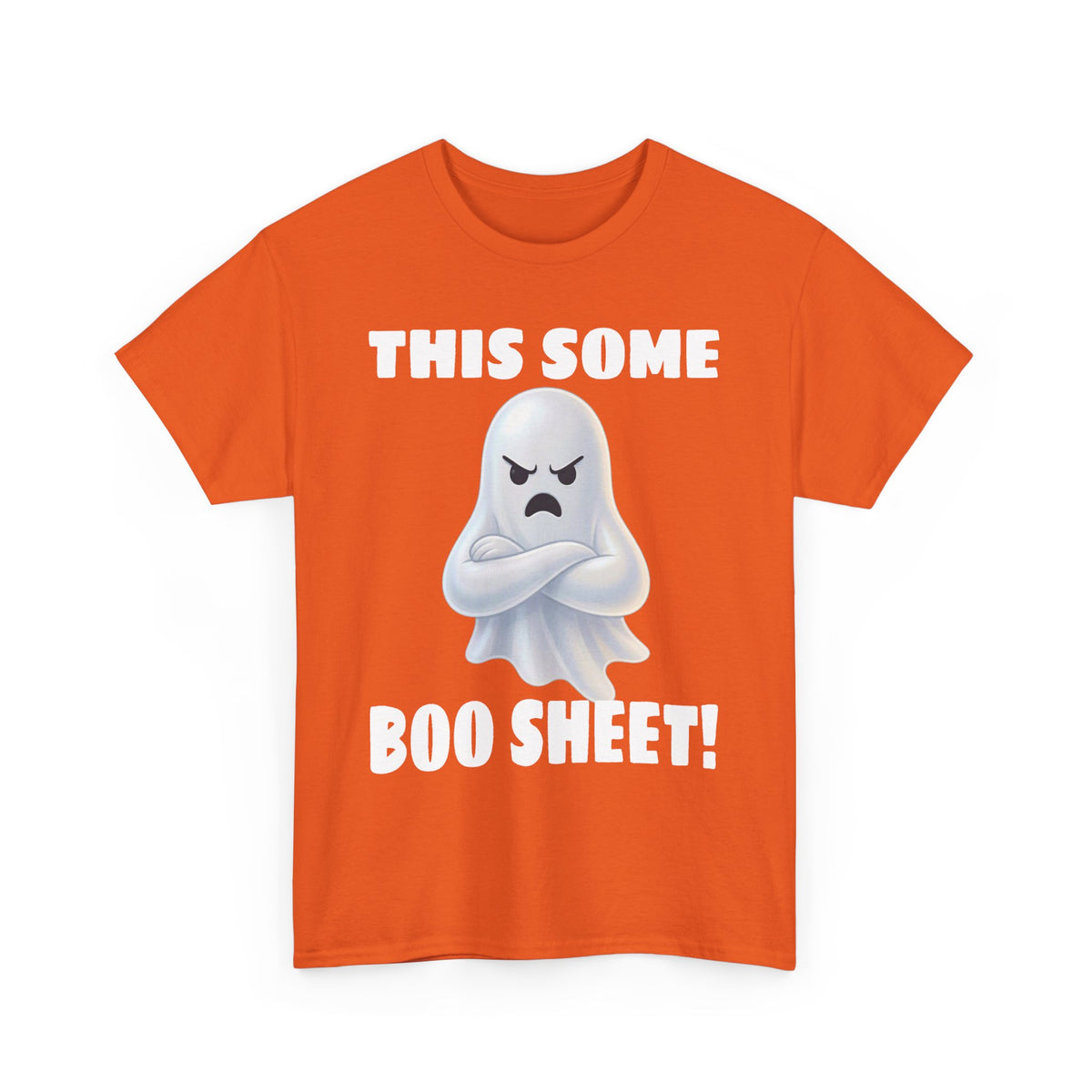 Funny Halloween T-Shirt - "This Some Boo Sheet!" Angry Ghost Tee