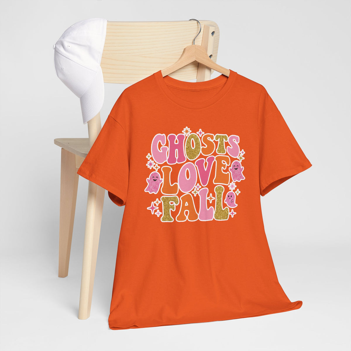 Ghosts Love Fall Halloween Unisex T-Shirt