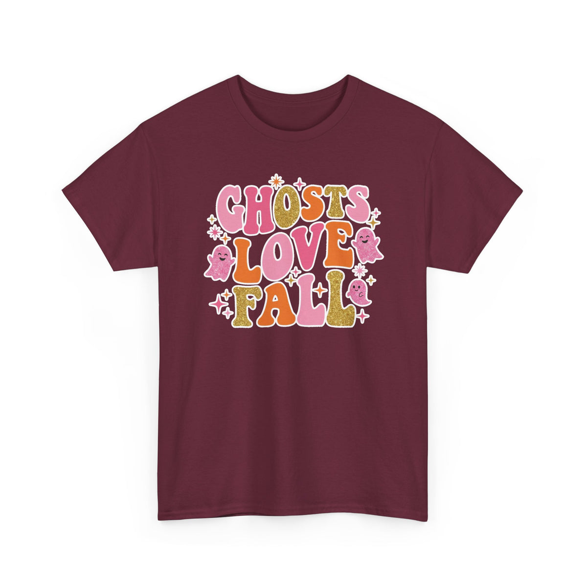Ghosts Love Fall Halloween Unisex T-Shirt